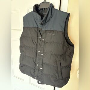 Marmot Men's Charcoal and Black Puffer Vest